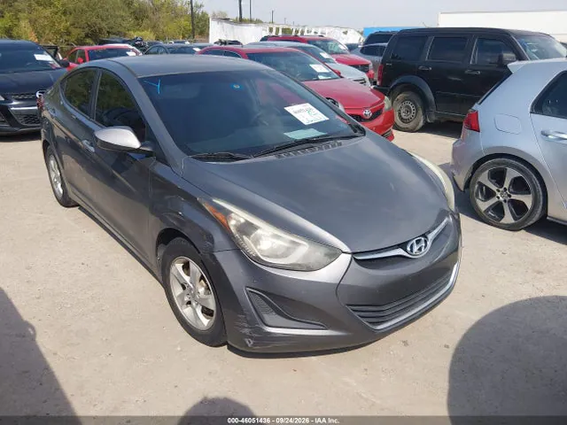 2014 Hyundai ELANTRA SE VIN 5NPDH4AE1EH485559 фото 1