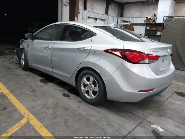 5NPDH4AE0EH517210 — 2014 Hyundai Elantra SE, фото 3 с аукциона IAAI 29.09.2026, Передняя часть