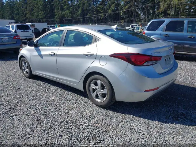 5NPDH4AE3FH615083 — 2015 Hyundai Elantra SE, фото 3 с аукциона IAAI 30.09.2026, Угон