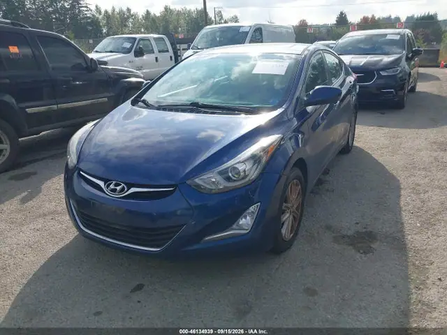 5NPDH4AE5FH617613 — 2015 Hyundai Elantra SE, фото 2 с аукциона IAAI 14.10.2026, Естественный износ