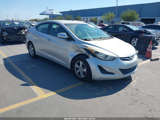 2015 Hyundai ELANTRA SE VIN 5NPDH4AE6FH646408 фото 1