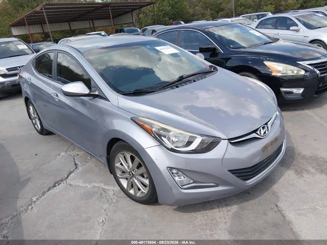 2015 Hyundai ELANTRA SE VIN 5NPDH4AE5FH619605 фото 1