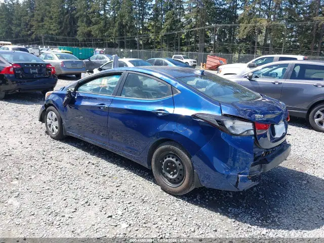 5NPDH4AE3GH780780 — 2016 Hyundai Elantra SE, фото 3 с аукциона IAAI 14.10.2026, Опрокидывание