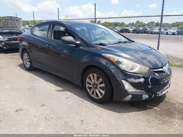 2016 Hyundai ELANTRA SE VIN 5NPDH4AE8GH725029 фото 1