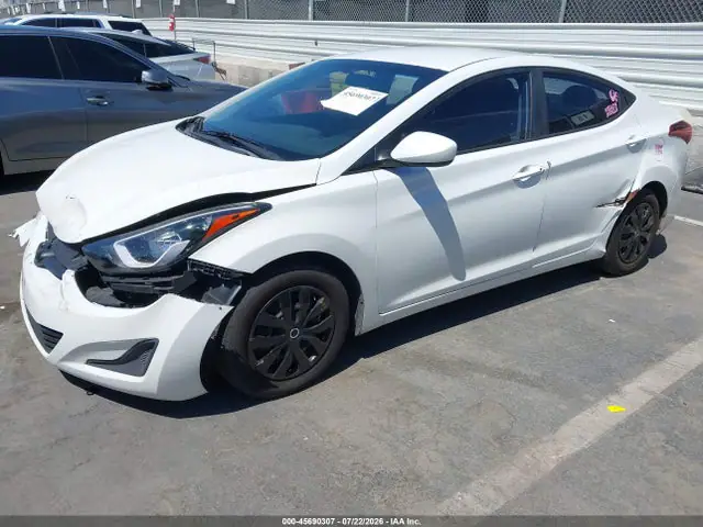 5NPDH4AE8GH713589 — 2016 Hyundai Elantra SE, фото 2 с аукциона IAAI 14.10.2026, Передняя часть
