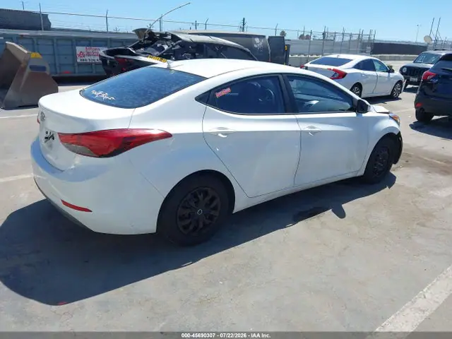 5NPDH4AE8GH713589 — 2016 Hyundai Elantra SE, фото 4 с аукциона IAAI 14.10.2026, Передняя часть