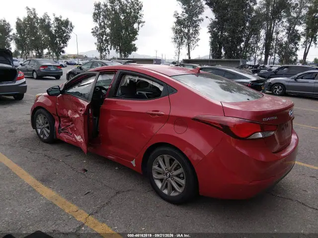 2016 Hyundai ELANTRA SE VIN KMHDH4AE3GU491111 фото 3