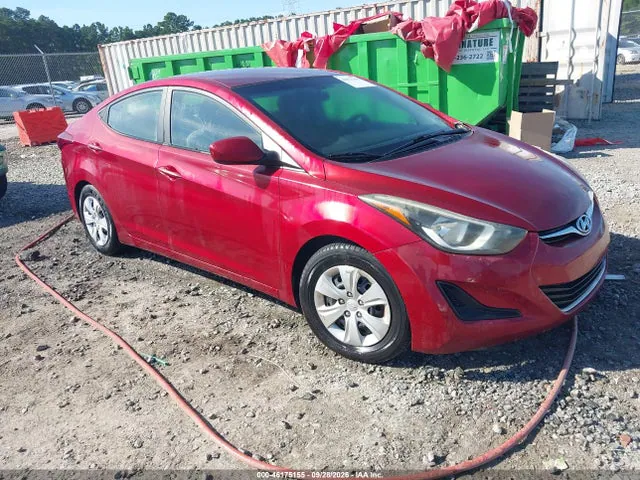 2016 Hyundai ELANTRA SE VIN 5NPDH4AE5GH676632 фото 1