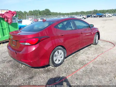 2016 Hyundai ELANTRA SE VIN 5NPDH4AE5GH676632 фото 4
