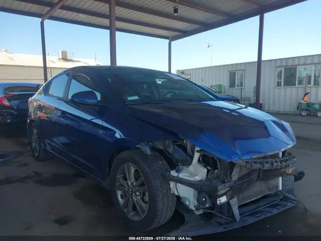 5NPD84LFXHH073943 — 2017 Hyundai Elantra SE, Передняя часть (Front End), фото до ремонта