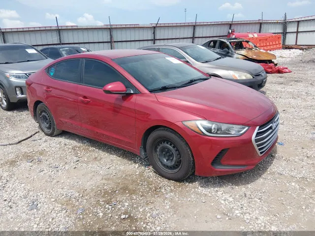 2017 Hyundai ELANTRA SE VIN KMHD74LF3HU338612 фото 1