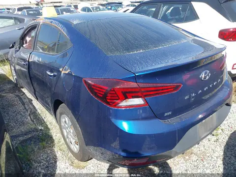 2019 Hyundai ELANTRA SE VIN 5NPD74LF4KH497614 фото 3