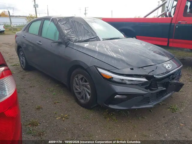 KMHLM4DG6SU925146 — 2025 Hyundai Elantra SEL Sport, Передняя часть (Front), фото до ремонта