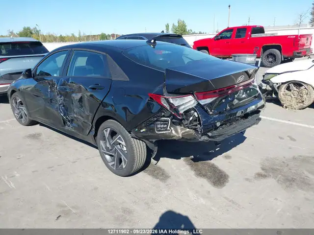KMHLM4DG9TU236218 — 2026 Hyundai Elantra SEL Sport, фото 3 с аукциона IAAI 14.10.2026, Задняя часть