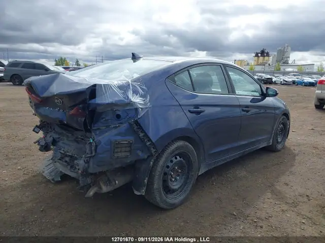 KMHD84LF3KU856191 — 2019 Hyundai Elantra SEL/Value/Limited, фото 4 с аукциона IAAI 14.10.2026, Задняя часть