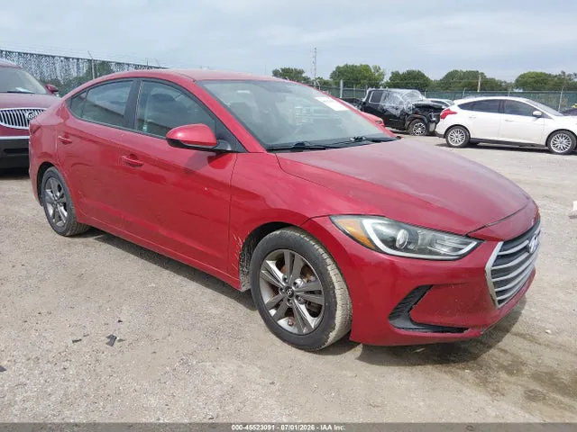 2018 Hyundai ELANTRA SEL VIN 5NPD84LF0JH318836 фото 1