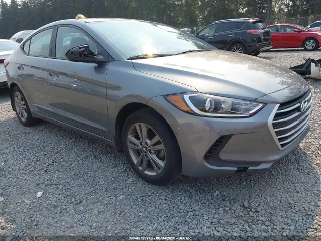KMHD84LF6JU466121 — 2018 Hyundai Elantra SEL, Задняя часть (Rear), фото до ремонта