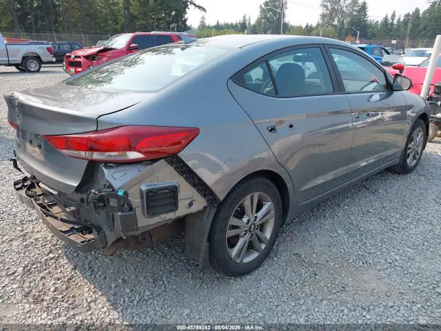 KMHD84LF6JU466121 — 2018 Hyundai Elantra SEL, фото 4 с аукциона IAAI 14.10.2026, Задняя часть