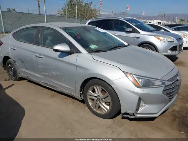 5NPD84LF6KH413127 — 2019 Hyundai Elantra SEL, Изъят кредитором (Repossession), фото до ремонта