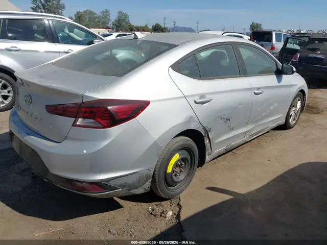 5NPD84LF6KH413127 — 2019 Hyundai Elantra SEL, фото 4 с аукциона IAAI 30.09.2026, Изъят кредитором