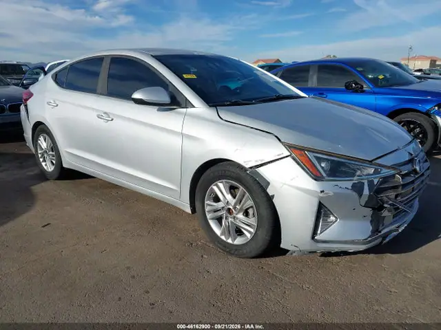 KMHD84LF7KU745336 — 2019 Hyundai Elantra SEL, Задняя часть (Rear), фото до ремонта