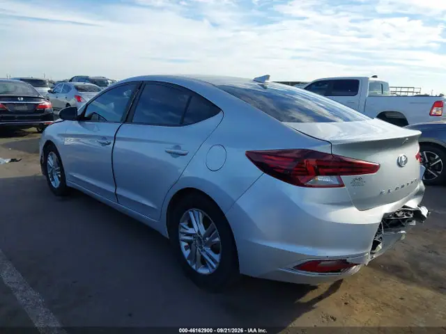 KMHD84LF7KU745336 — 2019 Hyundai Elantra SEL, фото 3 с аукциона IAAI 13.10.2026, Задняя часть