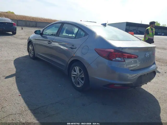 5NPD84LFXKH423501 — 2019 Hyundai Elantra SEL, фото 3 с аукциона IAAI 30.09.2026, Естественный износ