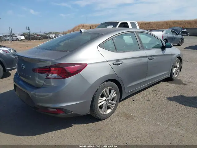 5NPD84LFXKH423501 — 2019 Hyundai Elantra SEL, фото 4 с аукциона IAAI 30.09.2026, Естественный износ