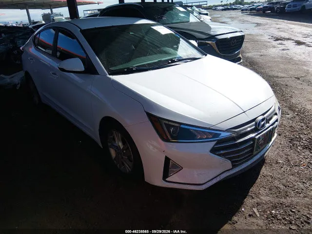 2019 Hyundai ELANTRA SEL VIN 5NPD84LFXKH424308 фото 1