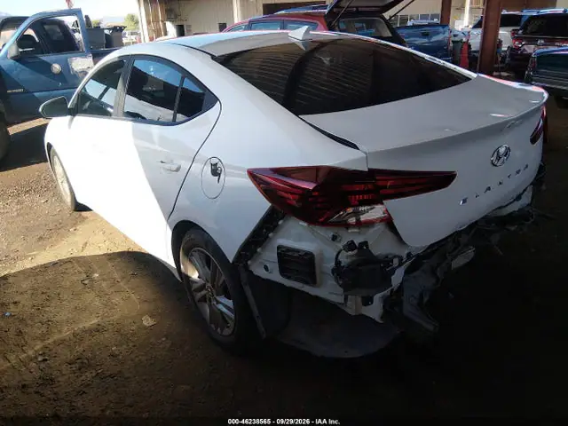 2019 Hyundai ELANTRA SEL VIN 5NPD84LFXKH424308 фото 3