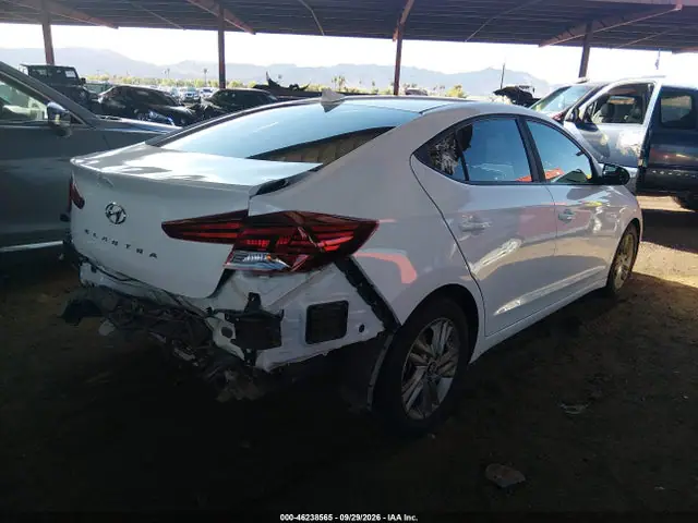 2019 Hyundai ELANTRA SEL VIN 5NPD84LFXKH424308 фото 4