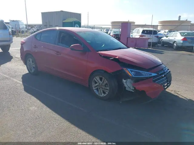 5NPD84LF2LH512156 — 2020 Hyundai Elantra SEL, Передняя часть (Front End), фото до ремонта