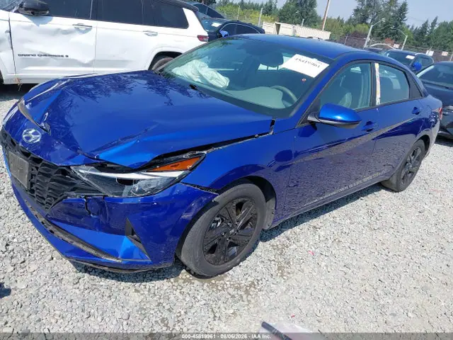 5NPLM4AG8MH004472 — 2021 Hyundai Elantra SEL, фото 2 с аукциона IAAI 14.10.2026, Передняя часть