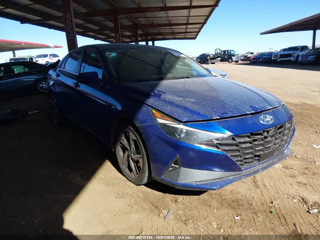 KMHLN4AG8NU255105 — 2022 Hyundai Elantra SEL, Задняя часть (Rear), фото до ремонта