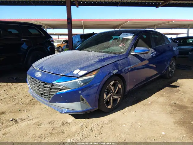 2022 Hyundai ELANTRA SEL VIN KMHLN4AG8NU255105 фото 2