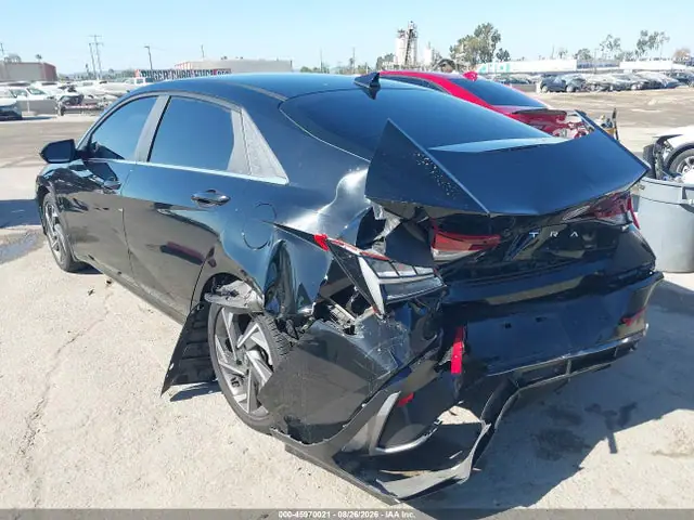 KMHLS4DG1RU711133 — 2024 Hyundai Elantra SEL, фото 3 с аукциона IAAI 14.10.2026, Задняя часть