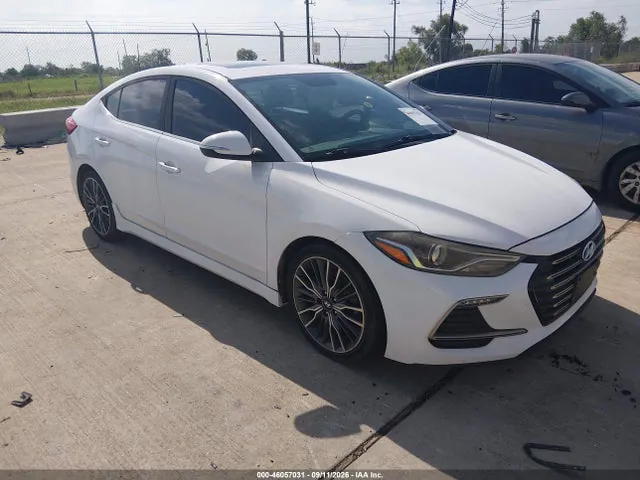 2018 Hyundai Elantra Sport VIN KMHD04LB6JU533112 фото 1