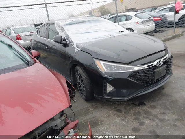 2020 Hyundai Elantra Sport VIN KMHD04LB5LU062881 фото 1