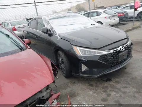 KMHD04LB5LU062881 — 2020 Hyundai Elantra Sport, Салон (Interior Fire), фото до ремонта