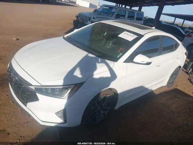 KMHD04LB0LU100629 — 2020 Hyundai Elantra Sport, фото 2 с аукциона IAAI 06.10.2026, Задняя часть