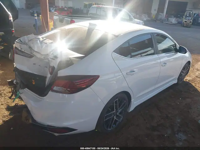KMHD04LB0LU100629 — 2020 Hyundai Elantra Sport, фото 4 с аукциона IAAI 06.10.2026, Задняя часть