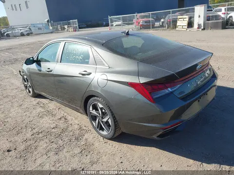 2021 Hyundai Elantra Ultimate Ivt With Tech Package With Two-tone Interior VIN KMHLN4AG9MU160938 фото 3