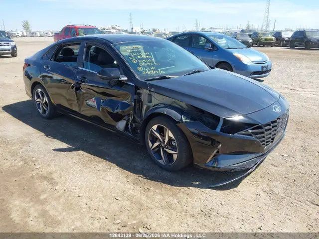 KMHLN4AG2NU215005 — 2022 Hyundai Elantra Ultimate Ivt With Tech Package, Передняя часть справа (Right Front), фото до ремонта