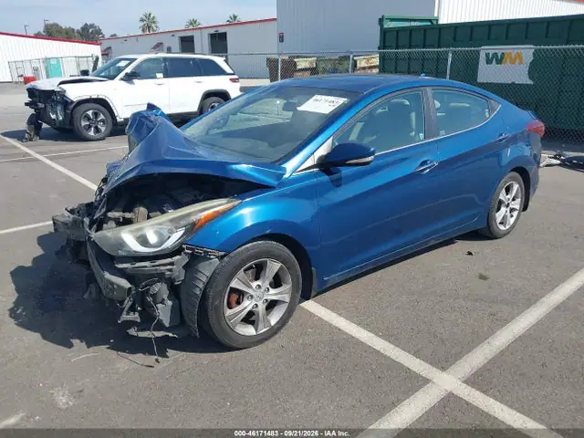 KMHDH4AE4GU484507 — 2016 Hyundai Elantra Value Edition, фото 2 с аукциона IAAI 13.10.2026, Передняя часть