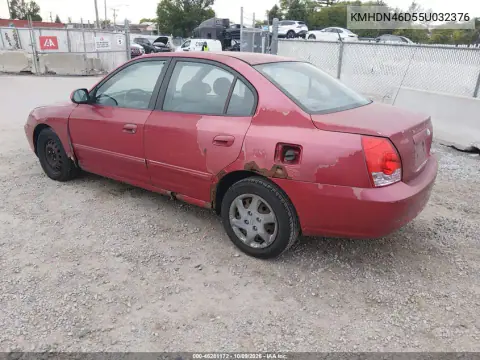 2005 Hyundai Elantra Gls/Gt VIN KMHDN46D55U032376 фото 4