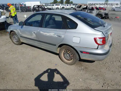 2005 Hyundai Elantra Gls/Gt VIN KMHDN56D85U153196 фото 3
