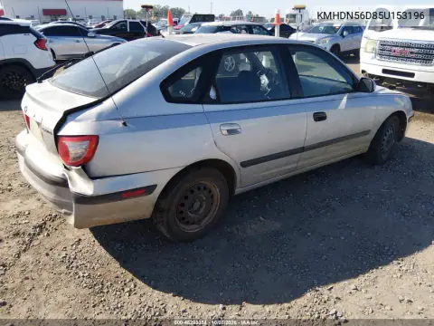 2005 Hyundai Elantra Gls/Gt VIN KMHDN56D85U153196 фото 4
