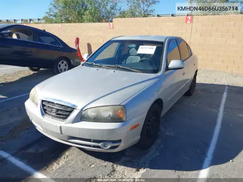 2006 Hyundai Elantra Gls/Limited VIN KMHDN46D66U356714 фото 3