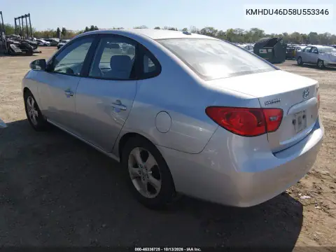 KMHDU46D58U553346 — 2008 Hyundai Elantra, фото 4 с аукциона IAAI, Естественный износ