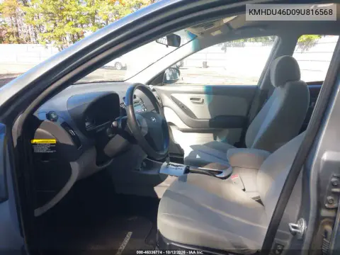 2009 Hyundai Elantra Gls VIN KMHDU46D09U816568 фото 6